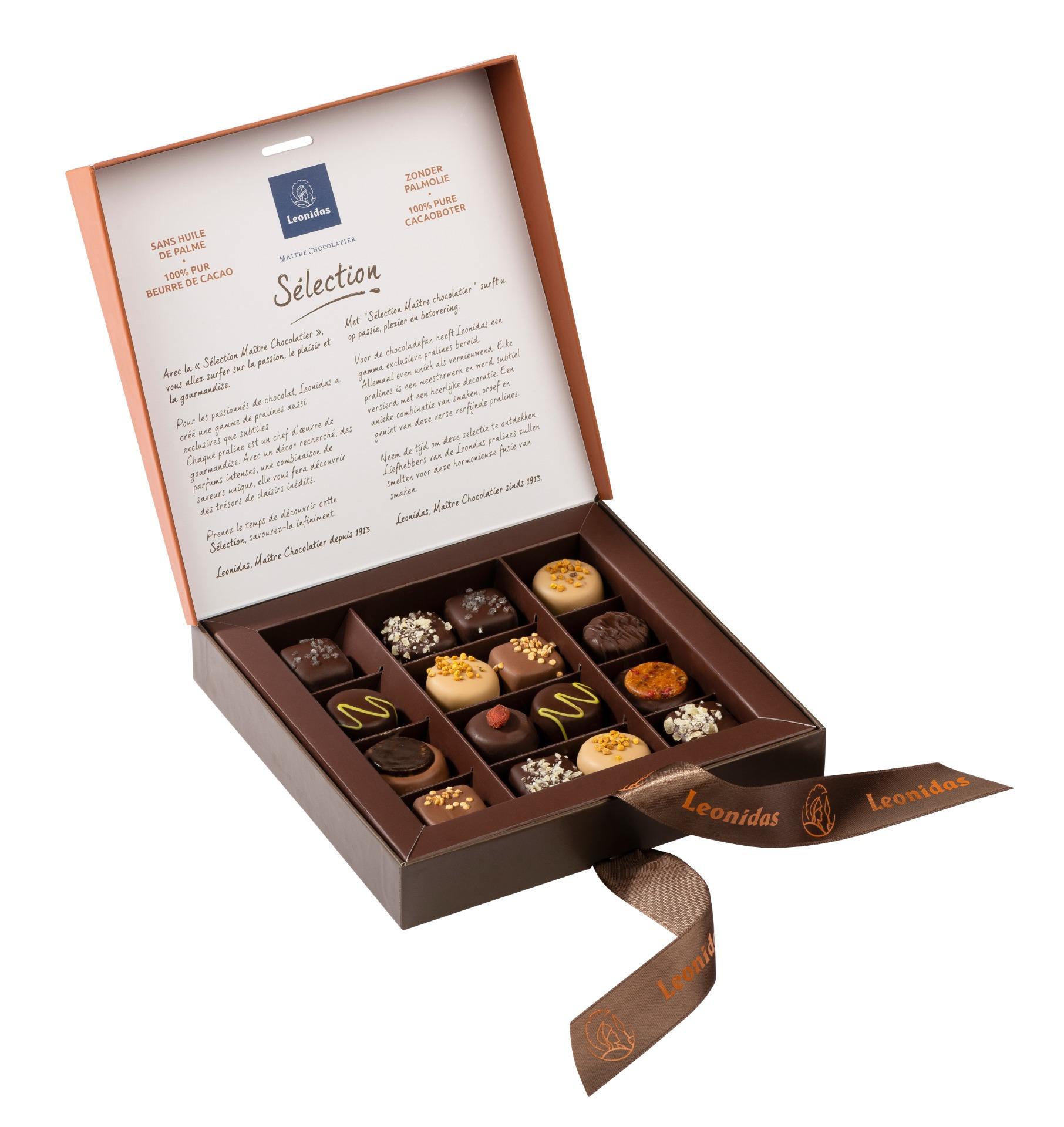 Sélection pralines Leonidas